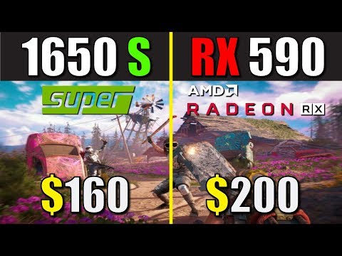GTX 1650 Super vs. RX 590