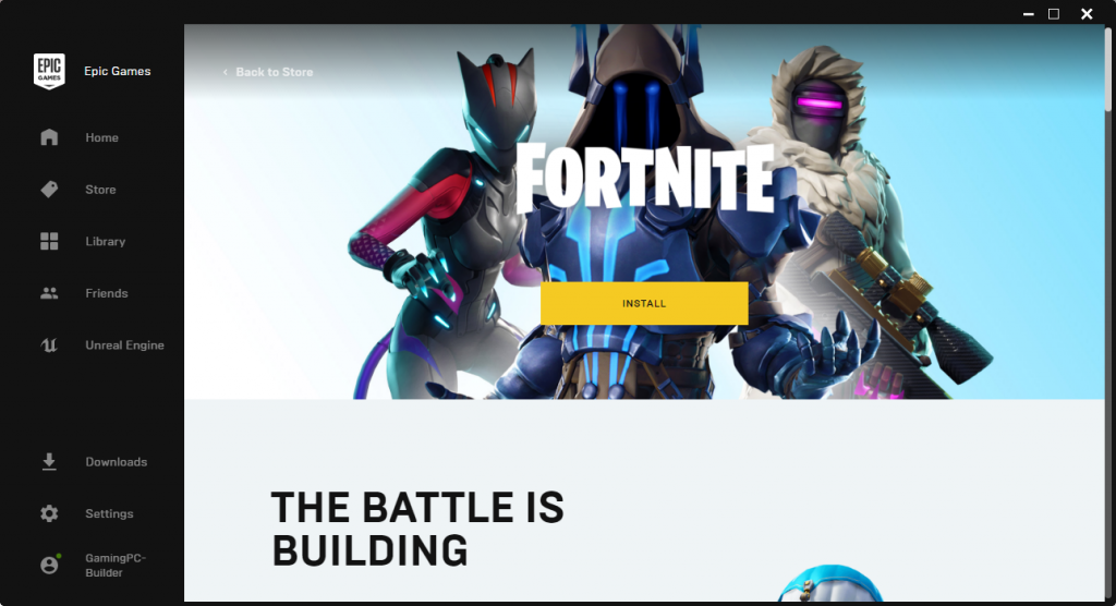 Epic games launcher change install location 2020