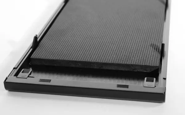 PC case panel with sound-dampening mat (image credit: be quiet!) 