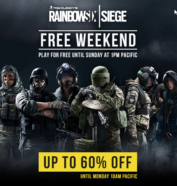 Rainbow Six Siege Free Weekend Gaming PC Builder