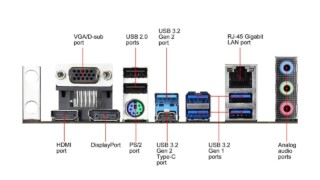 ASRock B550M PRO4 I/O