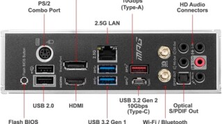 MSI B550 Gaming Edge WiFi I/O
