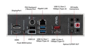 MSI B550M Mortar I/O