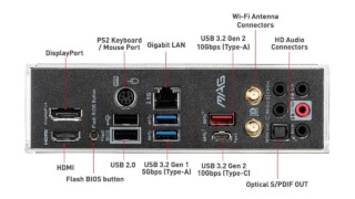 MSI B550M Mortar WiFi I/O