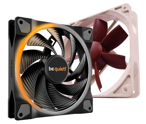 Silent case fans